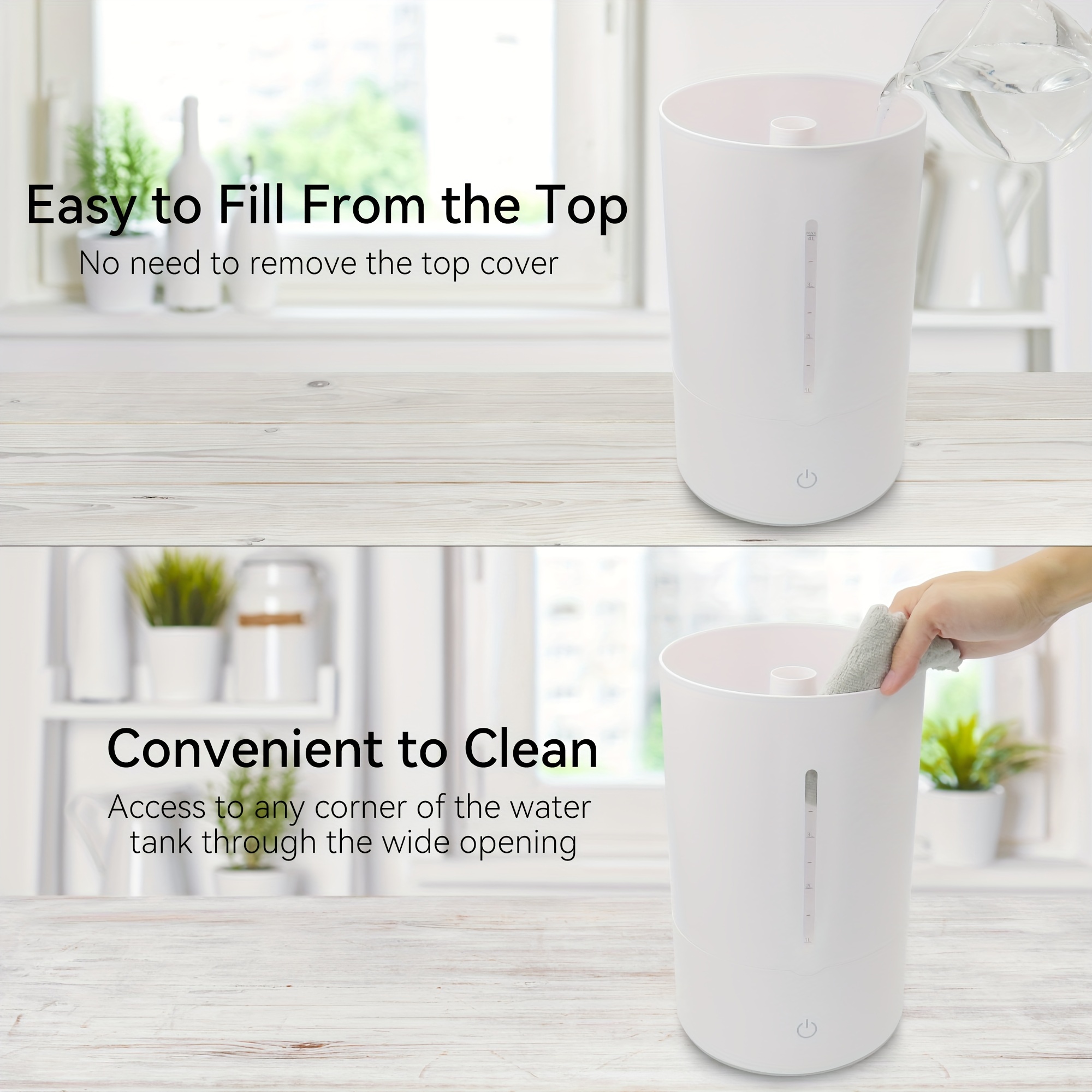 4L Cool Mist Top Fill Humidifier - Image 2